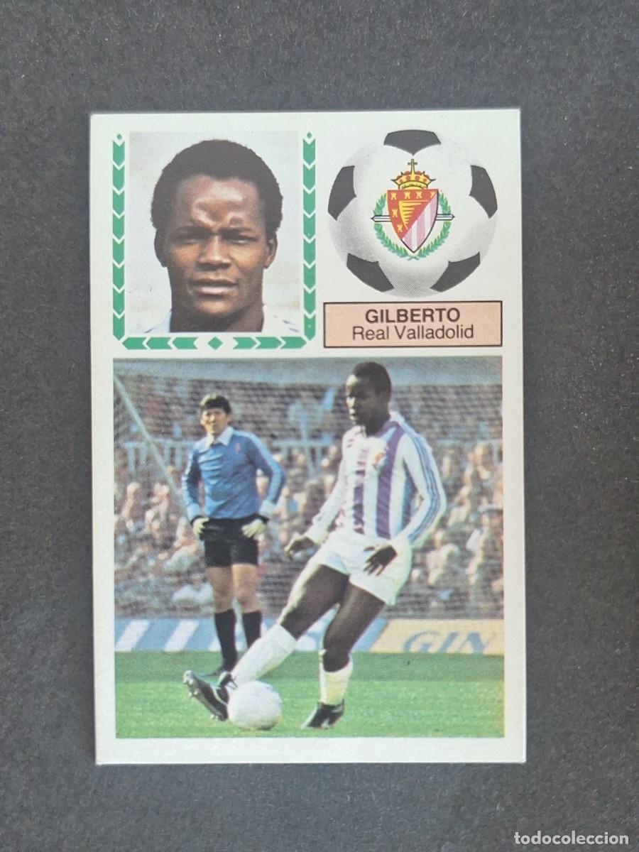 Cromos de f&uacute;tbol: L5 GILBERTO REAL VALLADOLID LIGA ESTE 1983 1984 83 84 NUNCA PEGADO SIN PEGAR