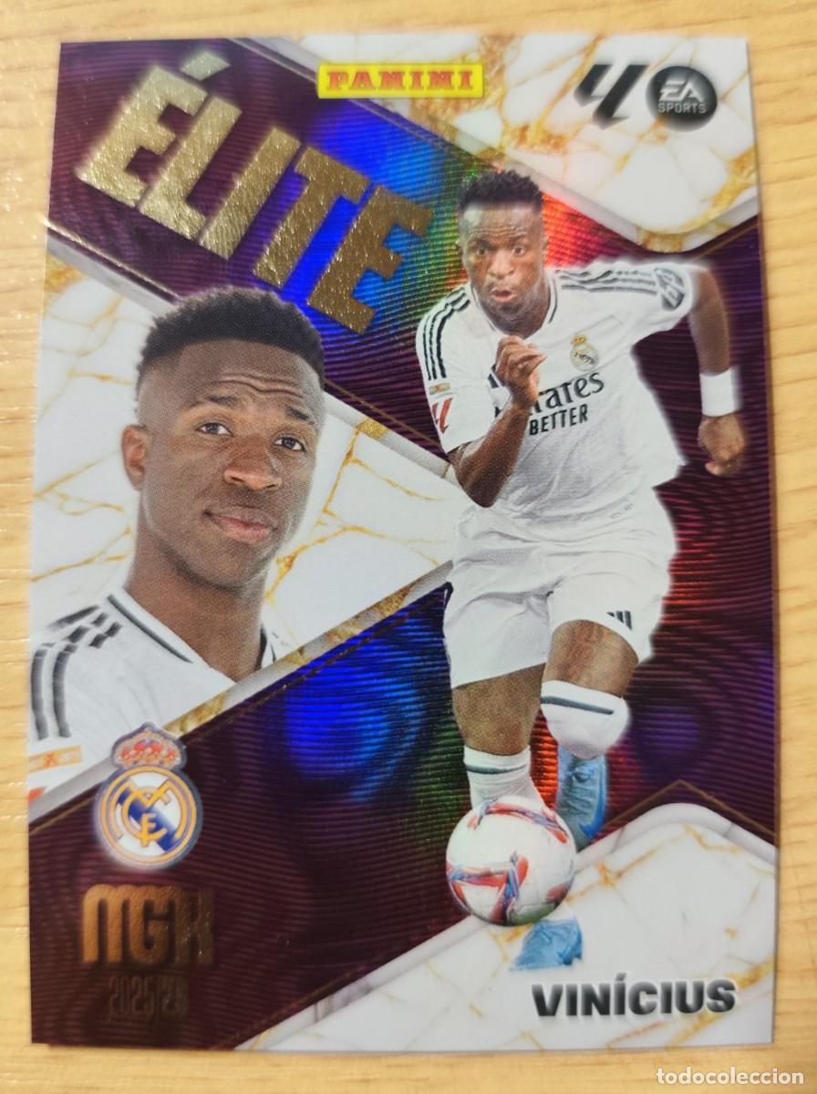 Cromos de f&uacute;tbol: CARD 18 ELITE VINICIUS REAL MADRID MGK MEGACRACKS 2025 2026 PANINI