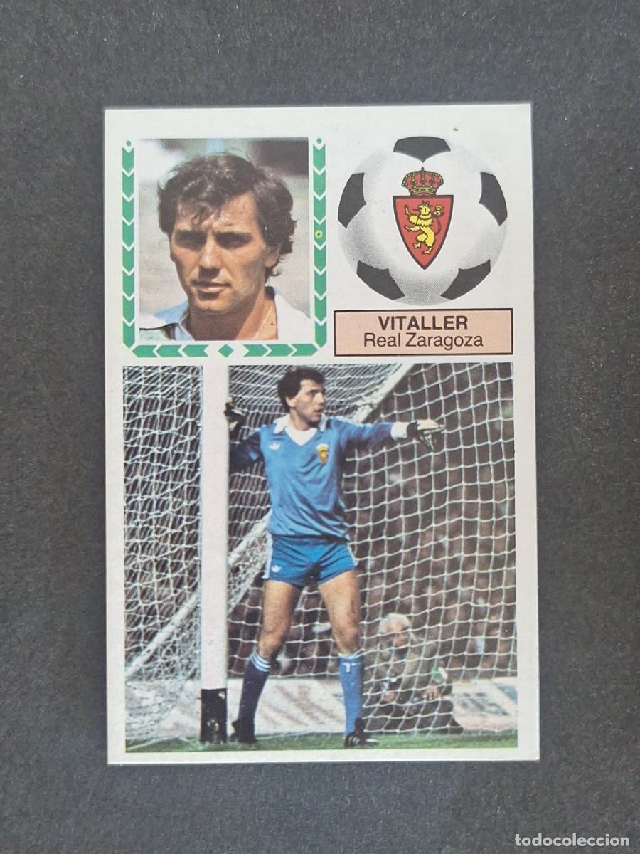 Cromos de f&uacute;tbol: L5 VITALLER REAL ZARAGOZA LIGA ESTE 1983 1984 83 84 NUNCA PEGADO SIN PEGAR