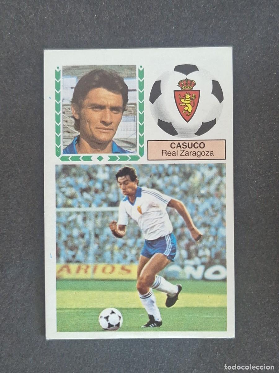 Cromos de f&uacute;tbol: L5 CASUCO REAL ZARAGOZA LIGA ESTE 1983 1984 83 84 NUNCA PEGADO SIN PEGAR