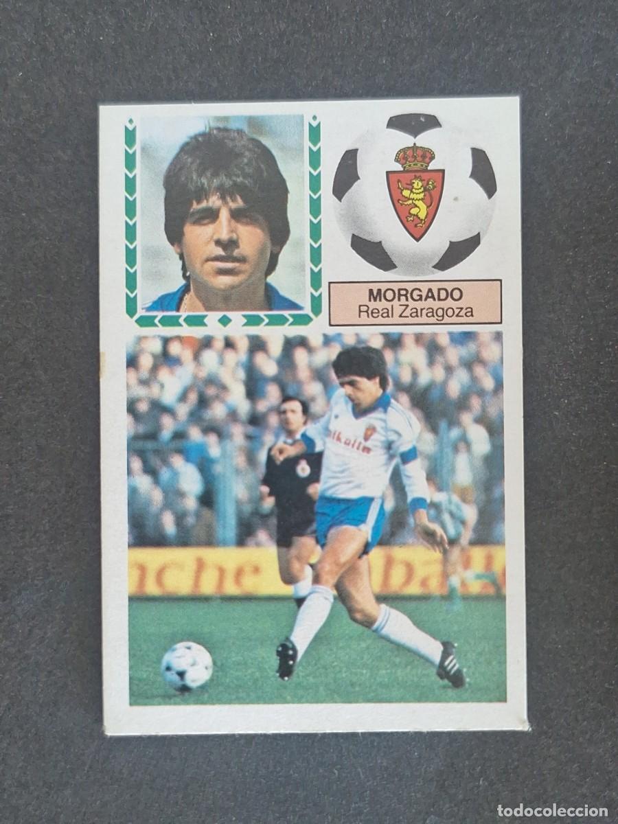 Cromos de f&uacute;tbol: L5 MORGADO REAL ZARAGOZA LIGA ESTE 1983 1984 83 84 NUNCA PEGADO SIN PEGAR