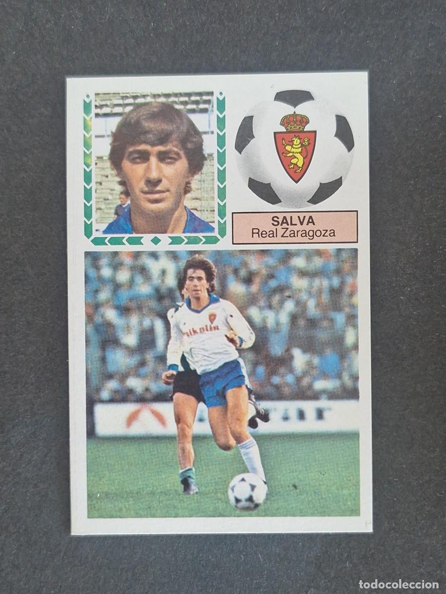 Cromos de f&uacute;tbol: L5 SALVA REAL ZARAGOZA LIGA ESTE 1983 1984 83 84 NUNCA PEGADO SIN PEGAR