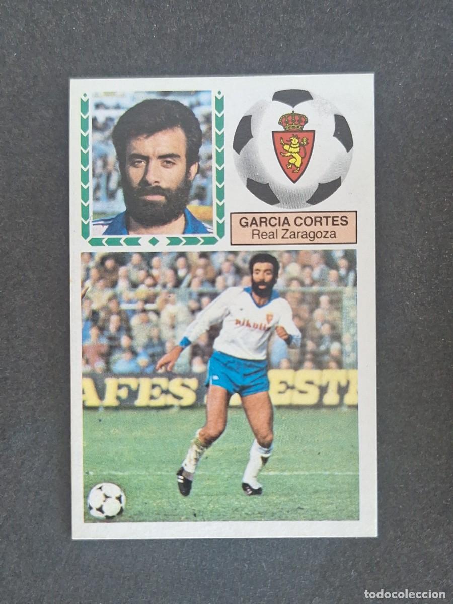 Cromos de f&uacute;tbol: L5 GARCIA CORTES REAL ZARAGOZA LIGA ESTE 1983 1984 83 84 NUNCA PEGADO SIN PEGAR