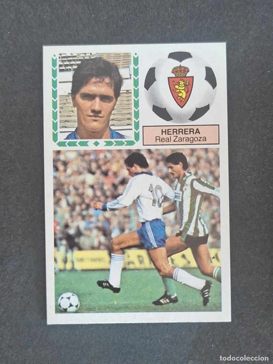 Cromos de f&uacute;tbol: L5 HERRERA REAL ZARAGOZA LIGA ESTE 1983 1984 83 84 NUNCA PEGADO SIN PEGAR