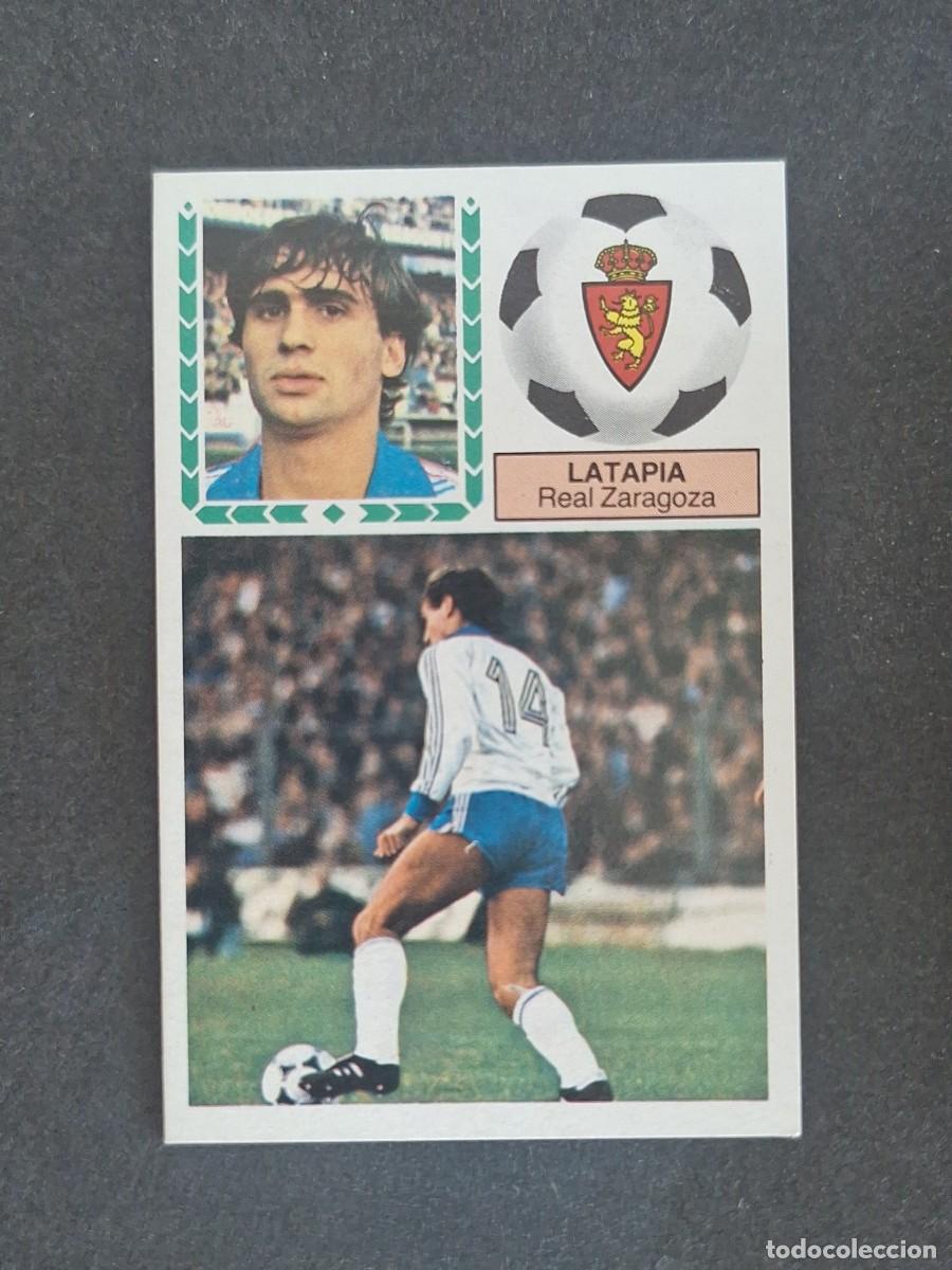 Cromos de f&uacute;tbol: L5 LATAPIA REAL ZARAGOZA LIGA ESTE 1983 1984 83 84 NUNCA PEGADO SIN PEGAR