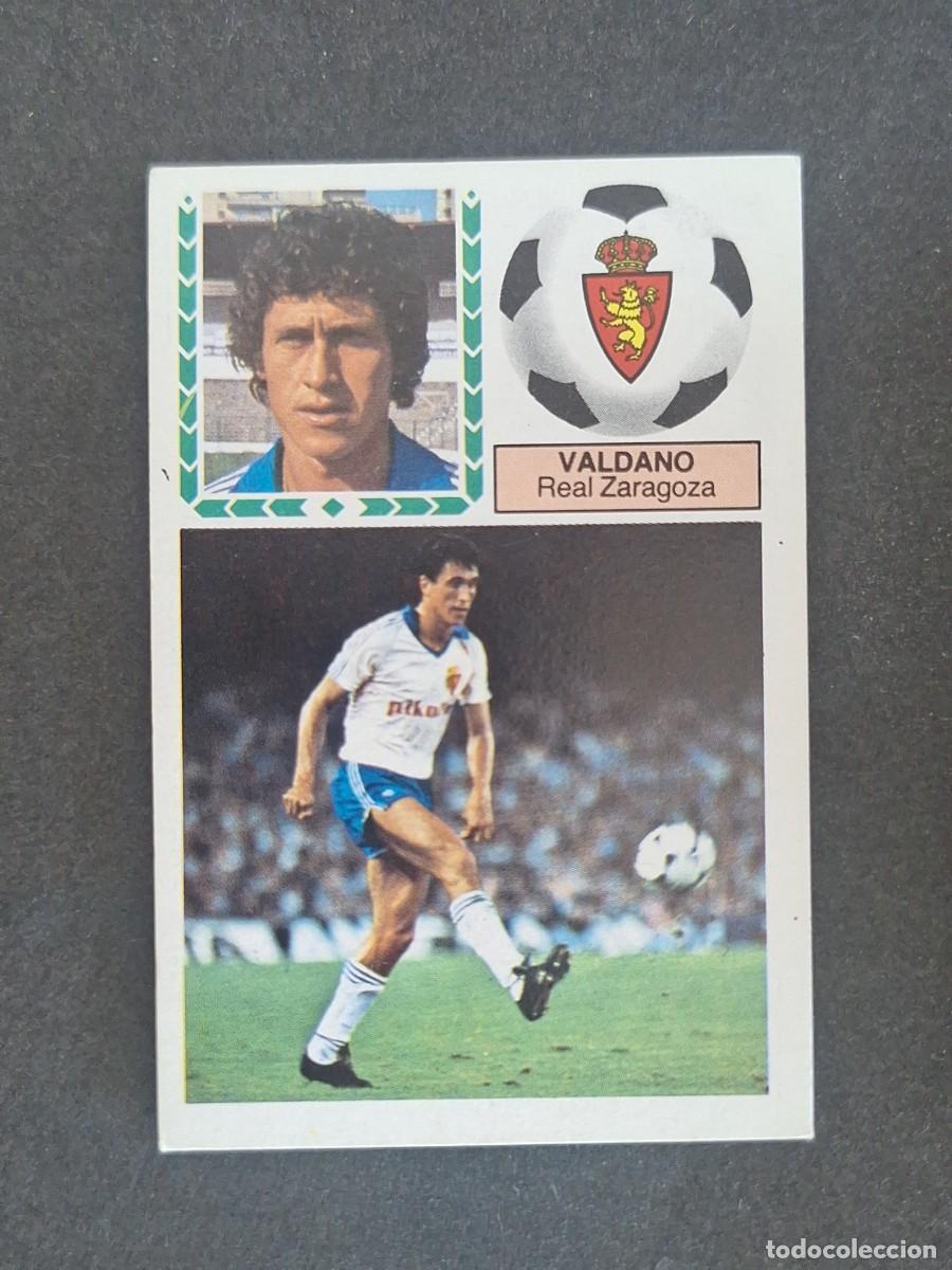 Cromos de f&uacute;tbol: L5 VALDANO REAL ZARAGOZA LIGA ESTE 1983 1984 83 84 NUNCA PEGADO SIN PEGAR