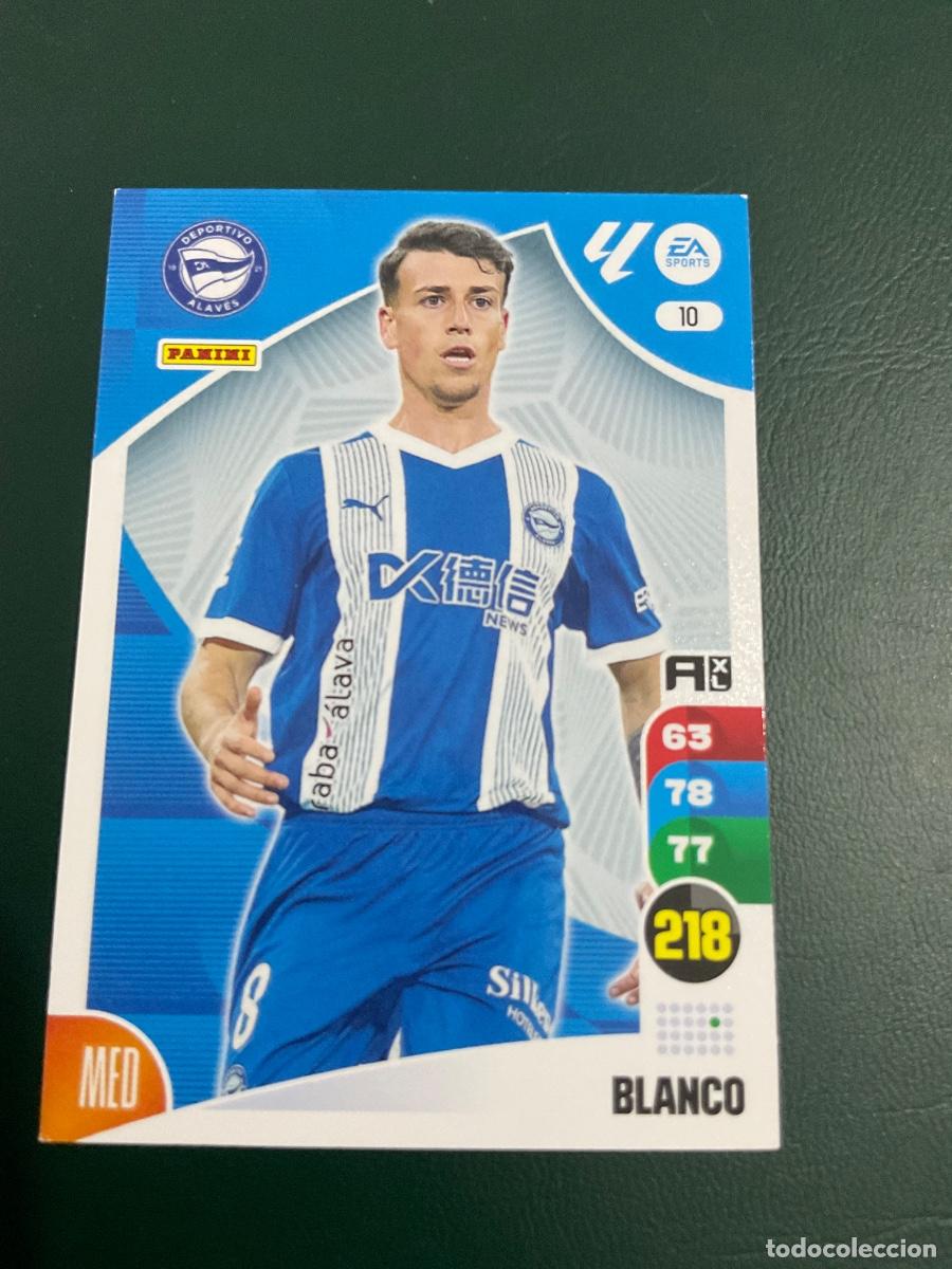 Cromos de f&uacute;tbol: Blanco n 10 - Deportivo Alaves - Adrenalyn XL La Liga 2024 2025 (24 25)