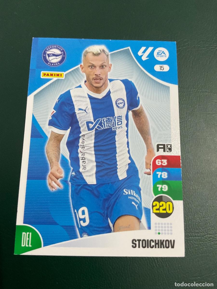 Cromos de f&uacute;tbol: Stoichkov n 15 - Deportivo Alaves - Adrenalyn XL La Liga 2024 2025 (24 25)