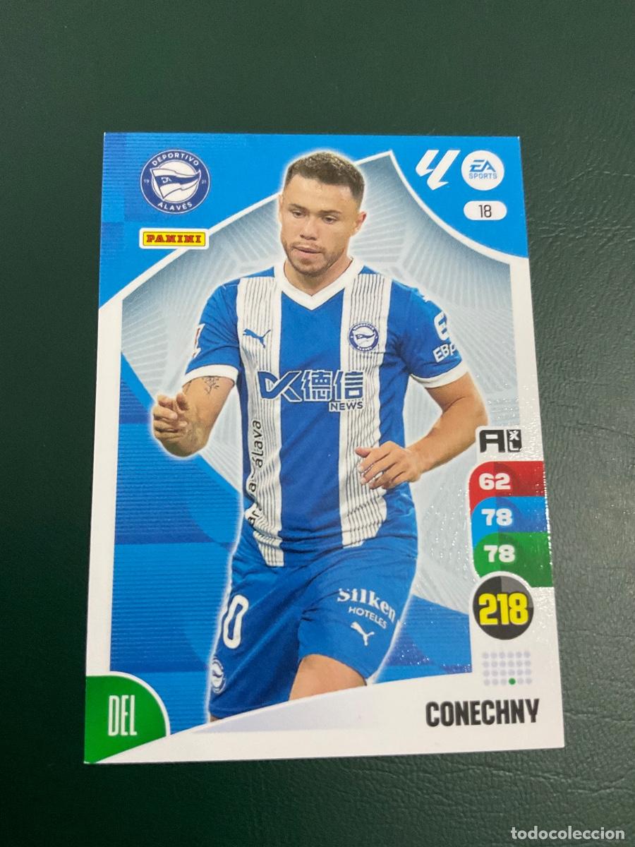 Cromos de f&uacute;tbol: Conechny n 18 - Deportivo Alaves - Adrenalyn XL La Liga 2024 2025 (24 25)