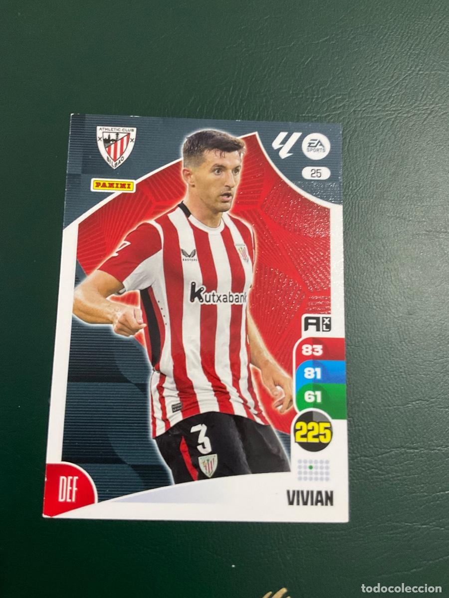 Cromos de f&uacute;tbol: Vivian n 25 - Athletic Club - Adrenalyn XL La Liga 2024 2025 (24 25)