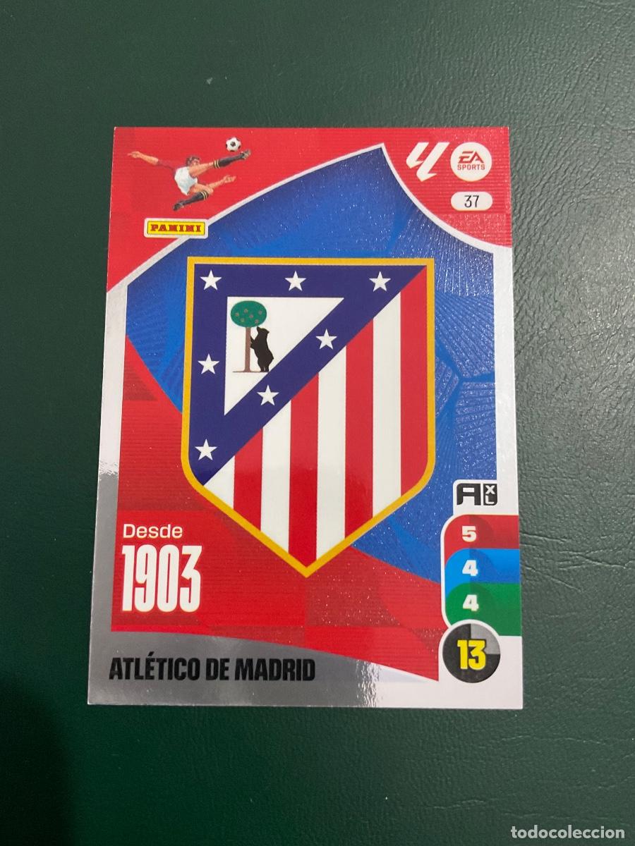 Cromos de f&uacute;tbol: Escudo n 37 - Atletico de Madrid - Adrenalyn XL La Liga 2024 2025 (24 25)