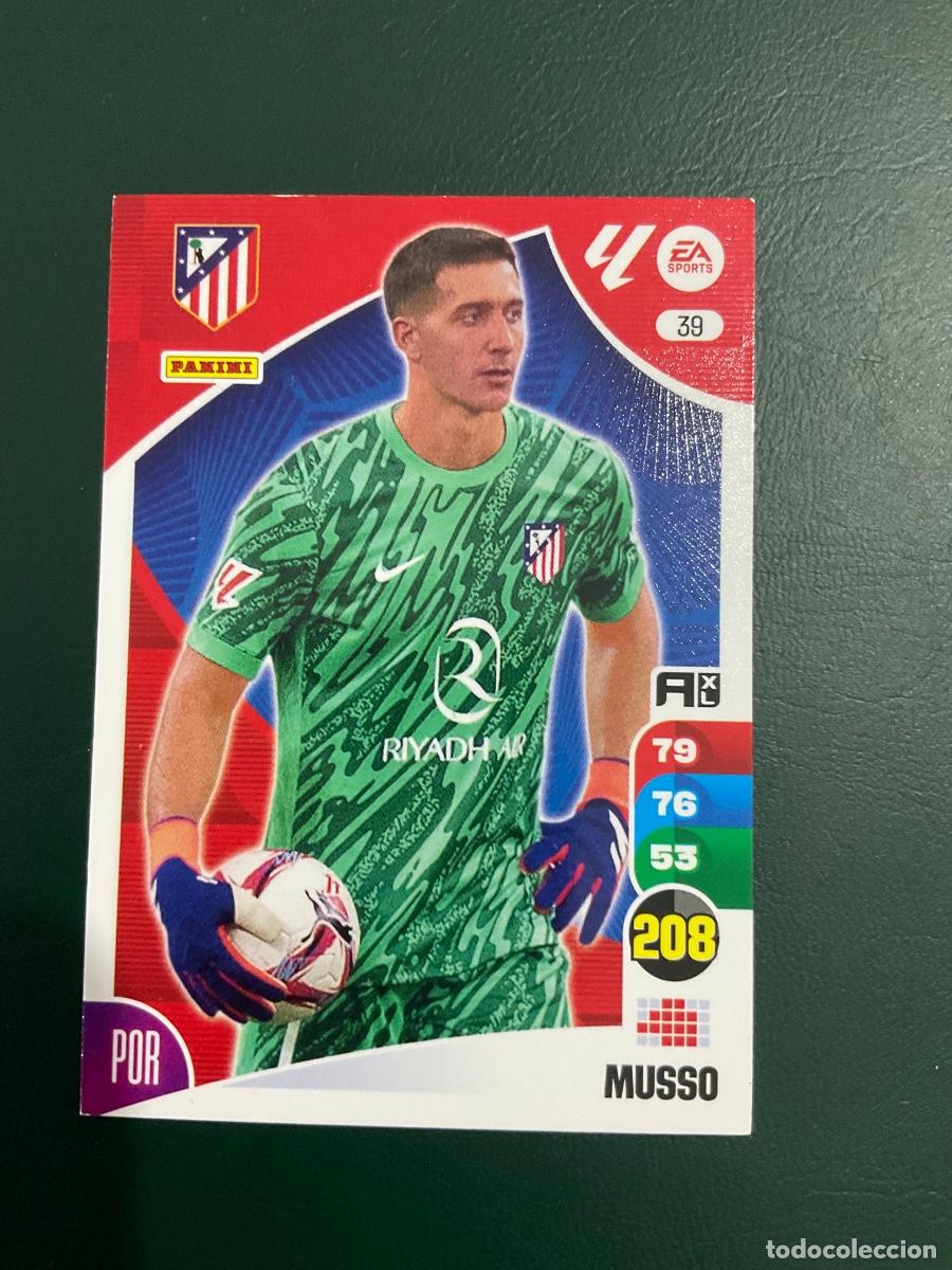 Cromos de f&uacute;tbol: Musso n 39 - Atletico de Madrid - Adrenalyn XL La Liga 2024 2025 (24 25)