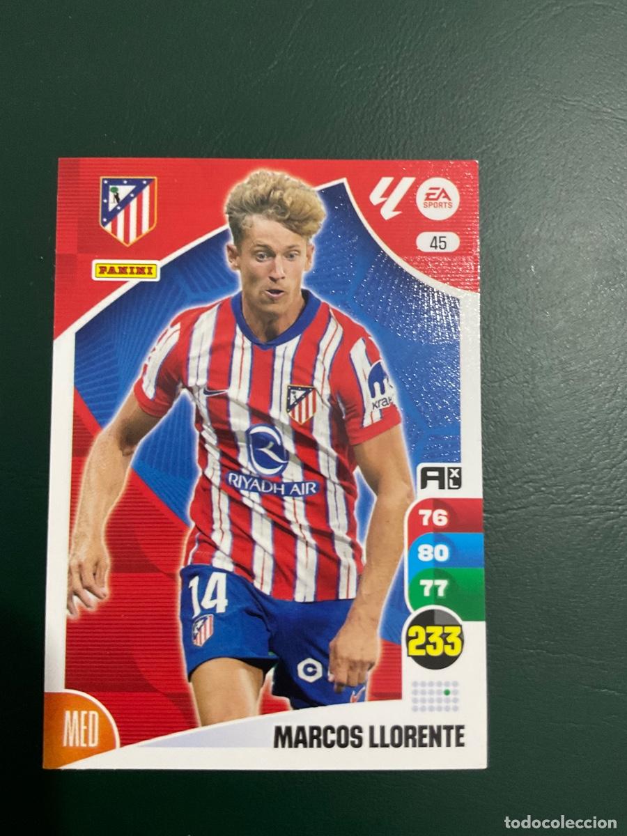 Cromos de f&uacute;tbol: Marcos Llorente n 45 - Atletico de Madrid - Adrenalyn XL La Liga 2024 2025 (24 25)