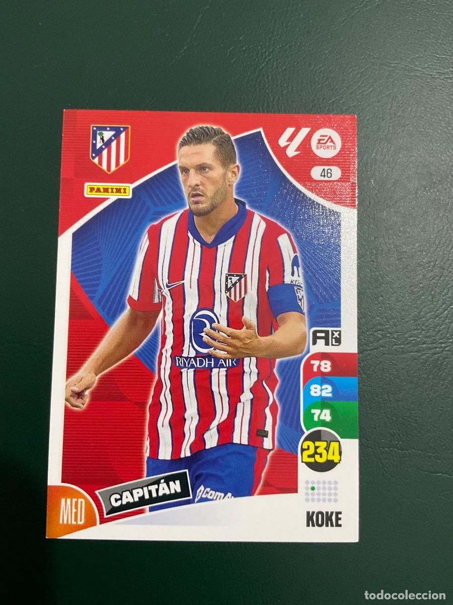 Cromos de f&uacute;tbol: Koke n 46 - Atletico de Madrid - Adrenalyn XL La Liga 2024 2025 (24 25)