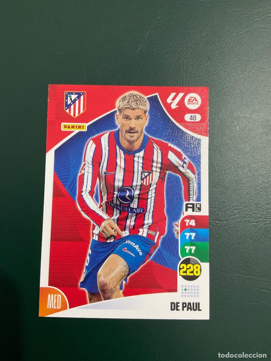 Cromos de f&uacute;tbol: Rodrigo de Paul n 48 - Atletico de Madrid - Adrenalyn XL La Liga 2024 2025 (24 25)