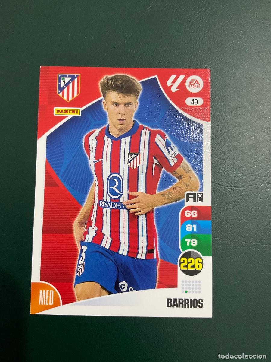Cromos de f&uacute;tbol: Barrios n 49 - Atletico de Madrid - Adrenalyn XL La Liga 2024 2025 (24 25)