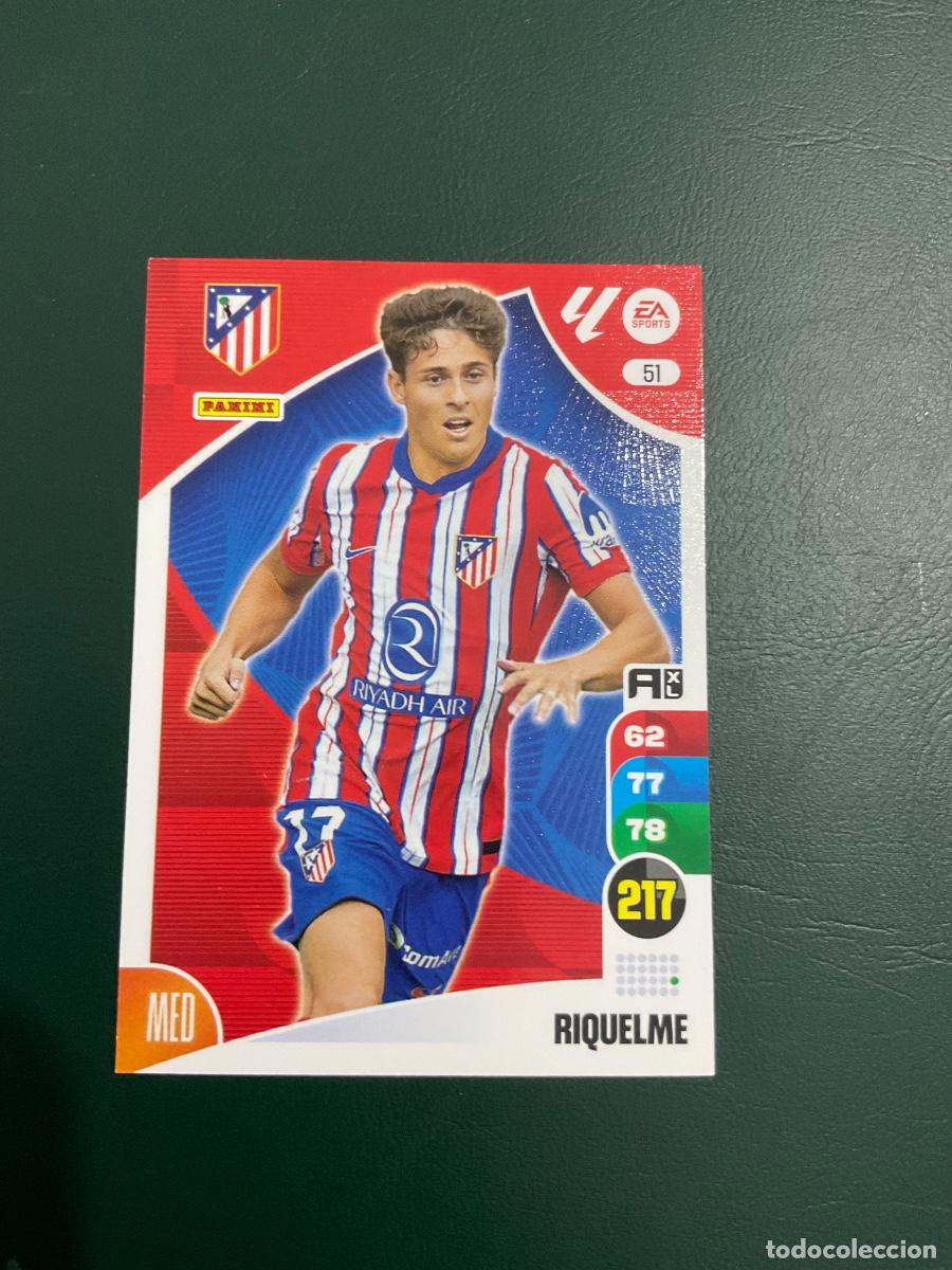 Cromos de f&uacute;tbol: Riquelme n 51 - Atletico de Madrid - Adrenalyn XL La Liga 2024 2025 (24 25)