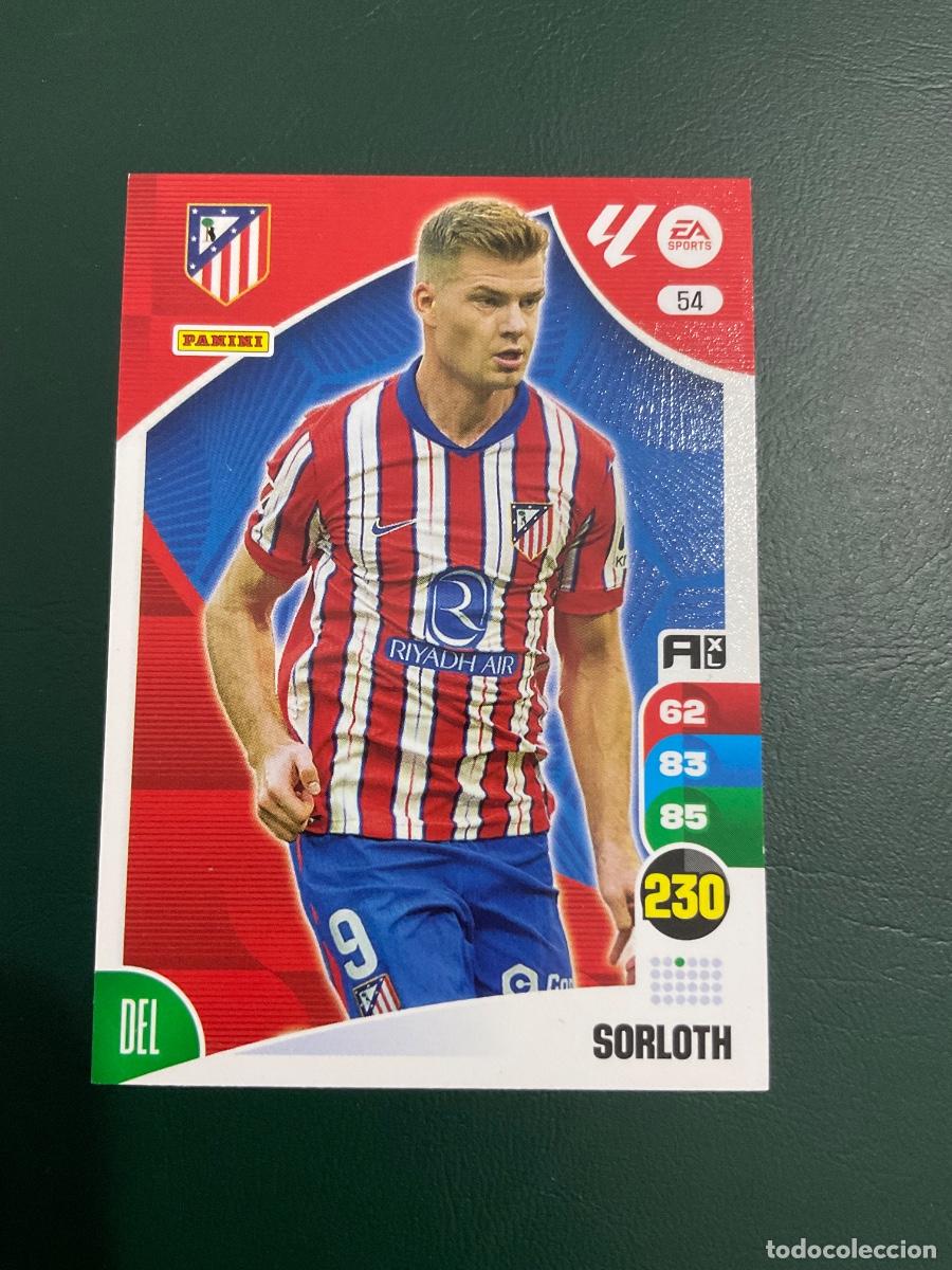 Cromos de f&uacute;tbol: Sorloth n 54 - Atletico de Madrid - Adrenalyn XL La Liga 2024 2025 (24 25)