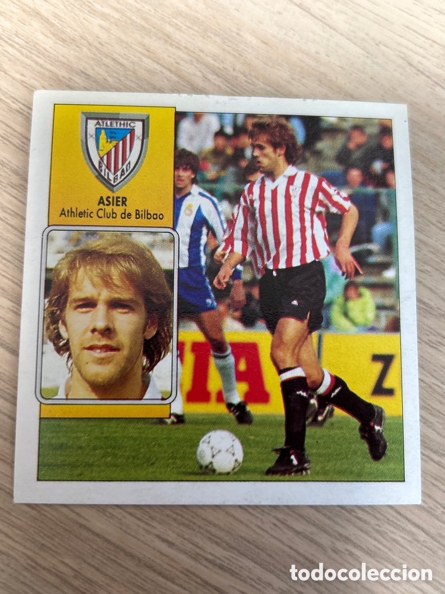Cromos de f&uacute;tbol: ASIER ATHLETIC DE BILBAO LIGA ESTE 1992 1993 92 93 NUNCA PEGADO SIN PEGAR