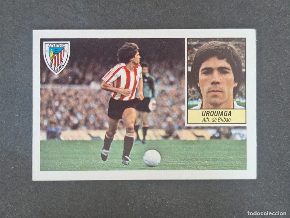 Cromos de f&uacute;tbol: L3 URQUIAGA ATHLETIC CLUB DE BILBAO LIGA ESTE 1984 1985 84 85 NUNCA PEGADO SIN PEGAR
