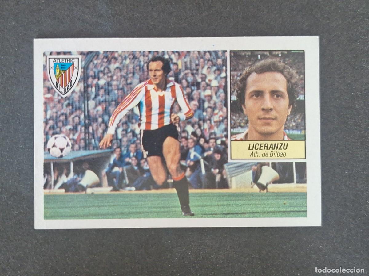 Cromos de f&uacute;tbol: L3 LICERANZU ATHLETIC CLUB DE BILBAO LIGA ESTE 1984 1985 84 85 NUNCA PEGADO SIN PEGAR