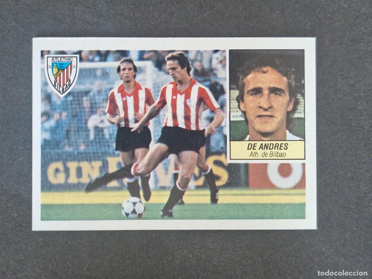 Cromos de f&uacute;tbol: L3 DE ANDRES ATHLETIC CLUB DE BILBAO LIGA ESTE 1984 1985 84 85 NUNCA PEGADO SIN PEGAR