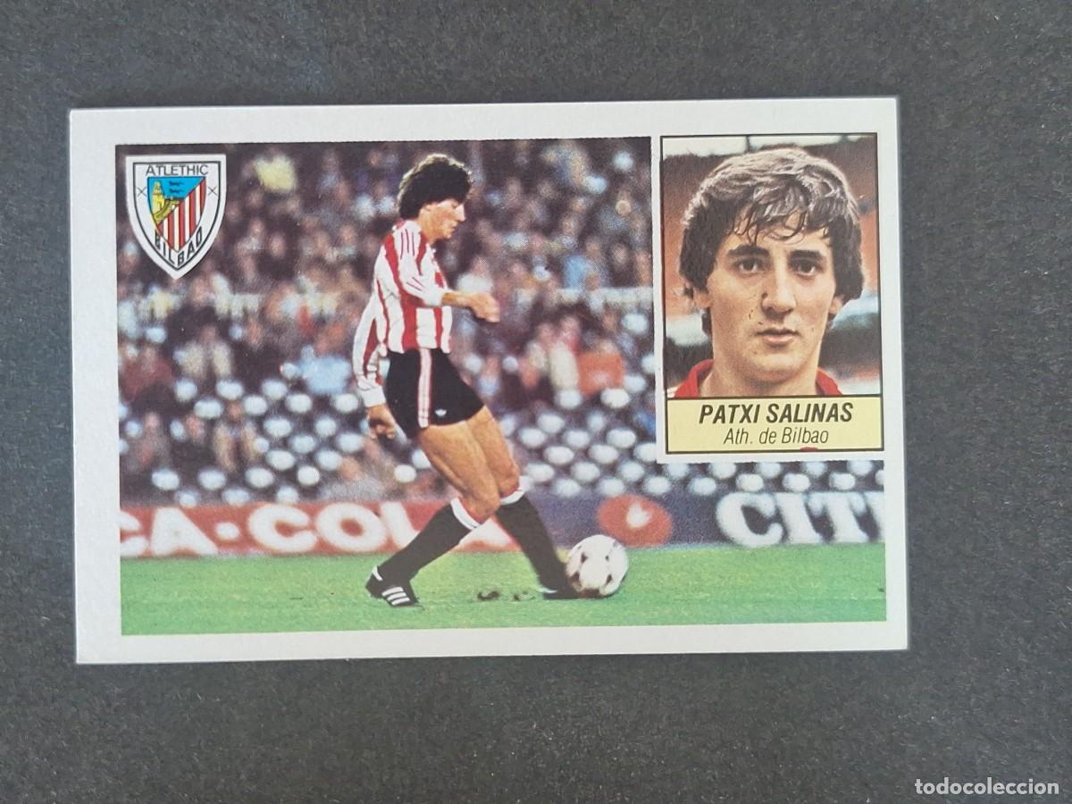 Cromos de f&uacute;tbol: L3 PATXI SALINAS ATHLETIC CLUB DE BILBAO LIGA ESTE 1984 1985 84 85 NUNCA PEGADO SIN PEGAR