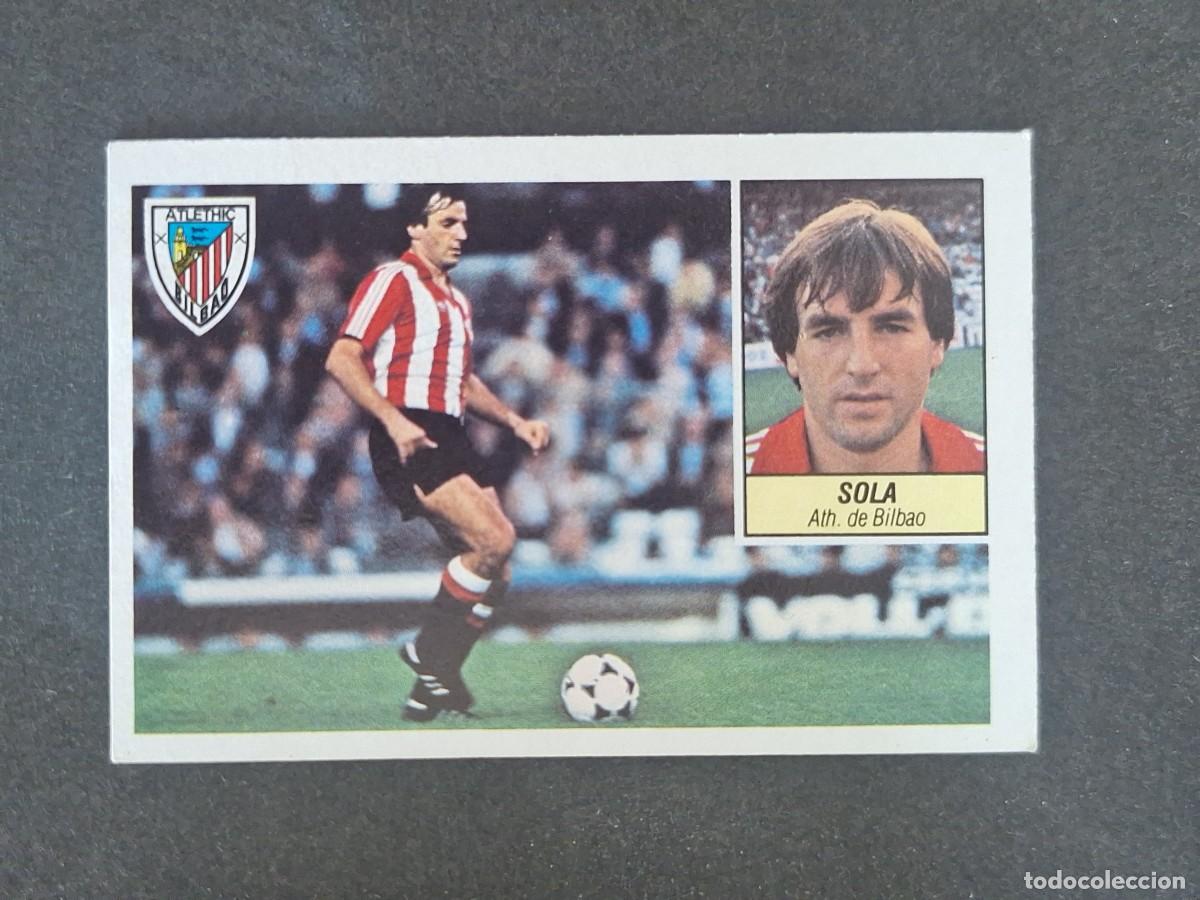 Fu&szlig;ball-Sticker: L3 SOLA ATHLETIC CLUB DE BILBAO LIGA ESTE 1984 1985 84 85 NUNCA PEGADO SIN PEGAR