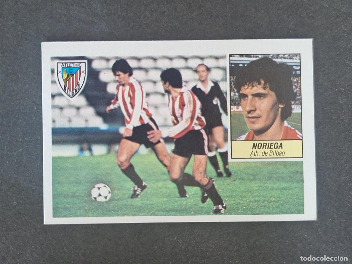 Cromos de f&uacute;tbol: L3 NORIEGA ATHLETIC CLUB DE BILBAO LIGA ESTE 1984 1985 84 85 NUNCA PEGADO SIN PEGAR