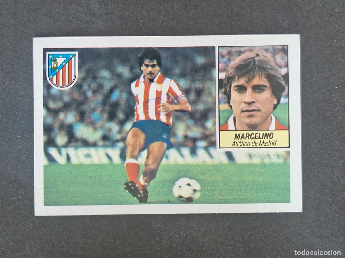 Cromos de f&uacute;tbol: L3 MARCELINO ATLETICO DE MADRID LIGA ESTE 1984 1985 84 85 NUNCA PEGADO SIN PEGAR