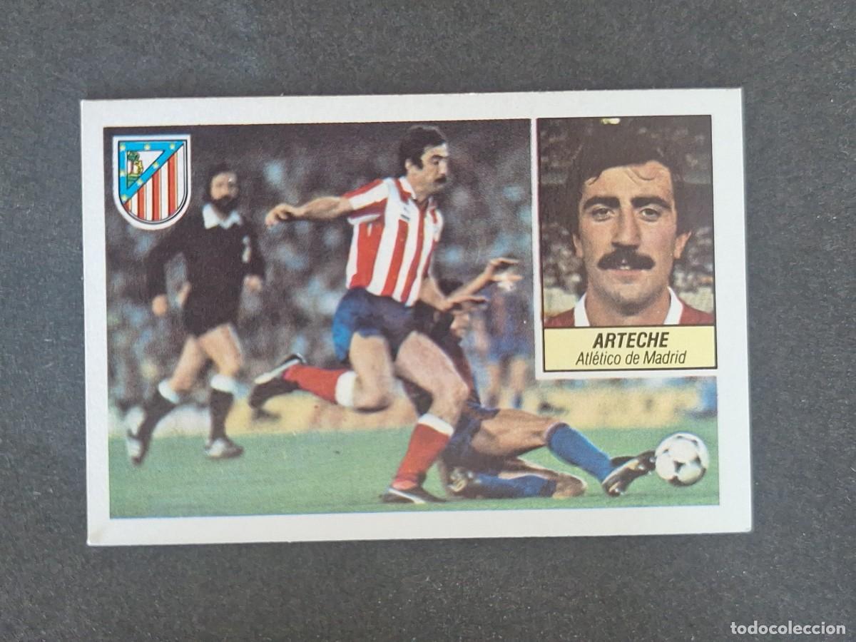 Cromos de f&uacute;tbol: L3 ARTECHE ATLETICO DE MADRID LIGA ESTE 1984 1985 84 85 NUNCA PEGADO SIN PEGAR