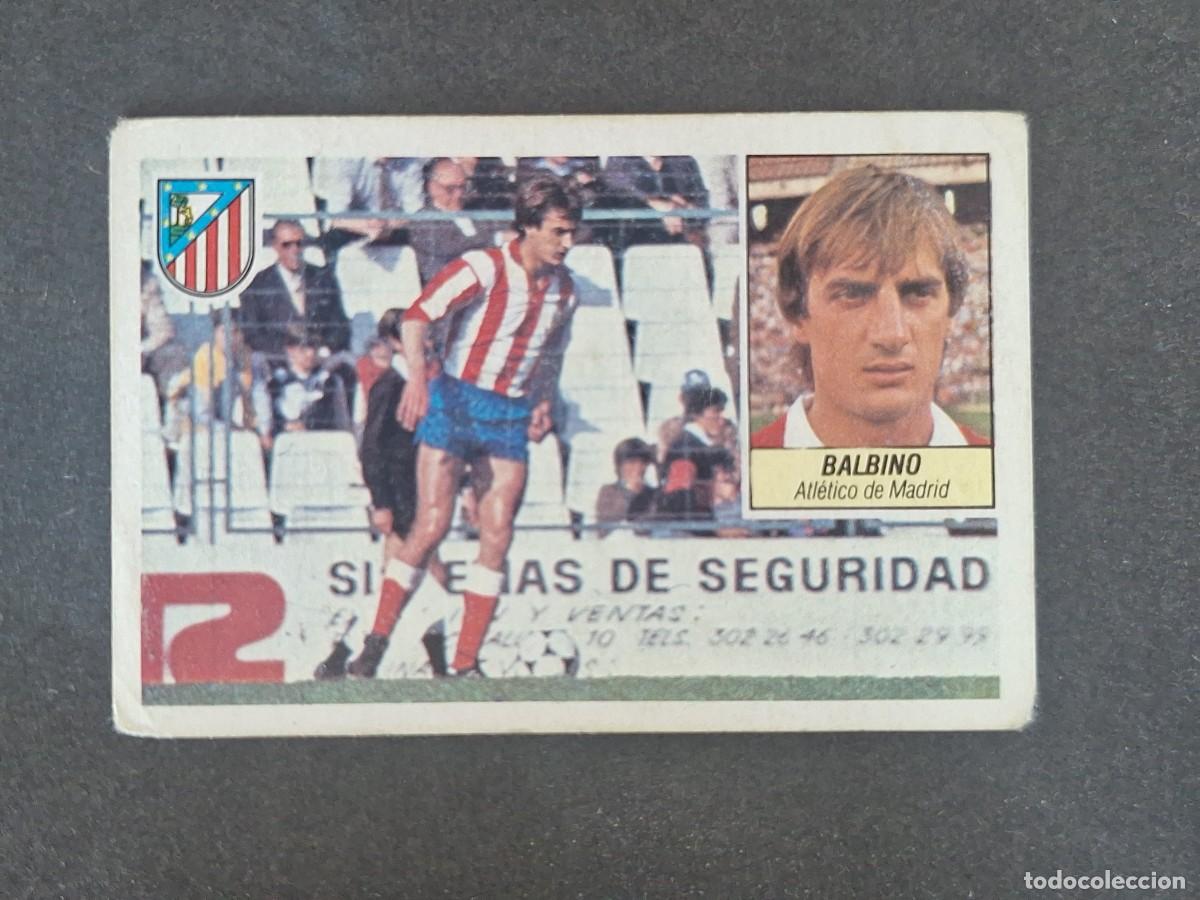 Cromos de f&uacute;tbol: L3 BALBINO ATLETICO DE MADRID LIGA ESTE 1984 1985 84 85 NUNCA PEGADO SIN PEGAR