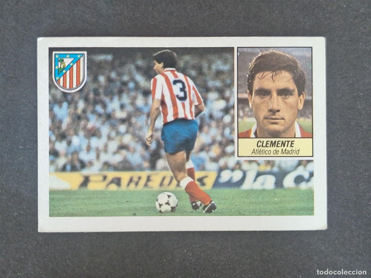 Cromos de f&uacute;tbol: L3 CLEMENTE ATLETICO DE MADRID LIGA ESTE 1984 1985 84 85 NUNCA PEGADO SIN PEGAR