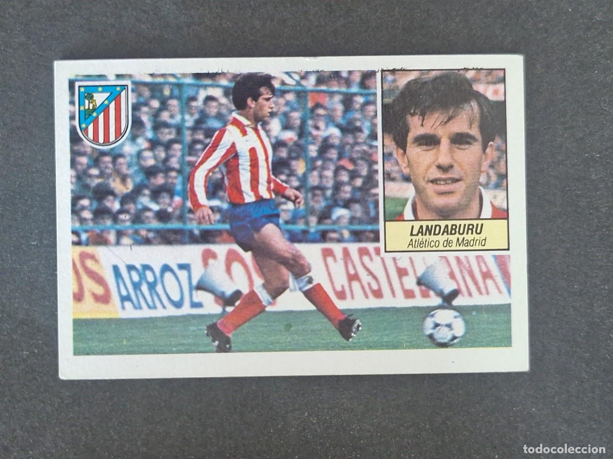 Cromos de f&uacute;tbol: L3 LANDABURU ATLETICO DE MADRID LIGA ESTE 1984 1985 84 85 NUNCA PEGADO SIN PEGAR