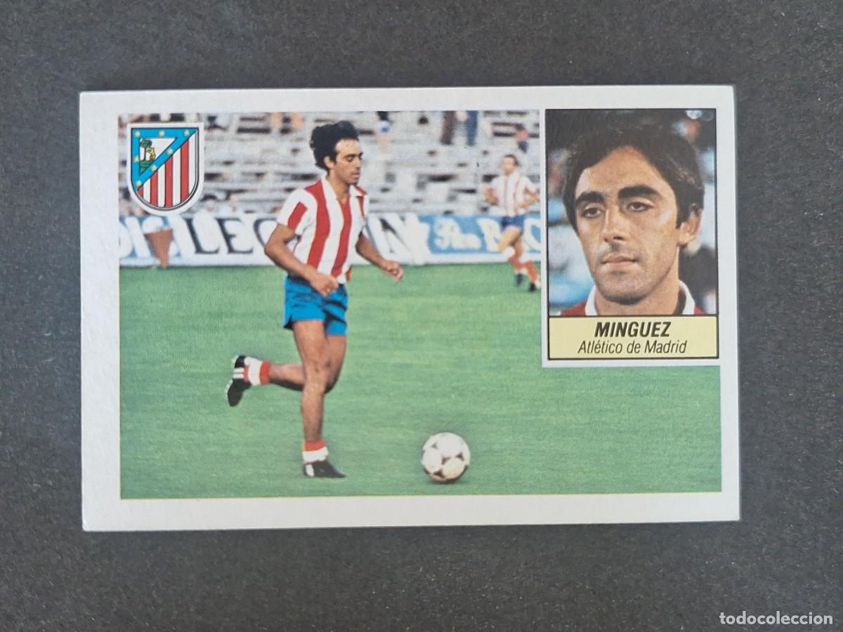Cromos de f&uacute;tbol: L3 MINGUEZ ATLETICO DE MADRID LIGA ESTE 1984 1985 84 85 NUNCA PEGADO SIN PEGAR