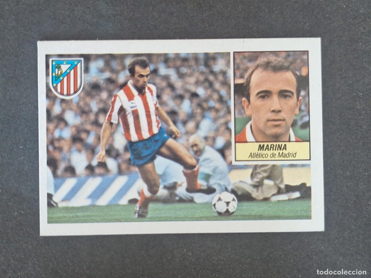 Cromos de f&uacute;tbol: L3 MARINA ATLETICO DE MADRID LIGA ESTE 1984 1985 84 85 NUNCA PEGADO SIN PEGAR