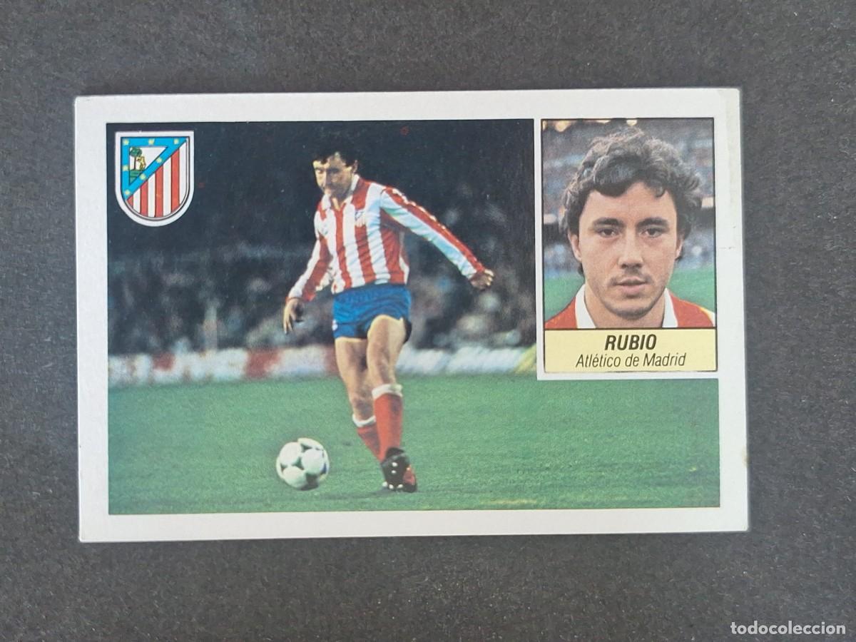 Cromos de f&uacute;tbol: L3 RUBIO ATLETICO DE MADRID LIGA ESTE 1984 1985 84 85 NUNCA PEGADO SIN PEGAR