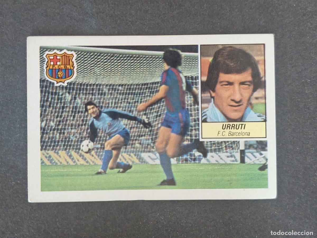 Cartes &agrave; collectionner de Football: L3 URRUTI F. C. BARCELONA LIGA ESTE 1984 1985 84 85 NUNCA PEGADO SIN PEGAR