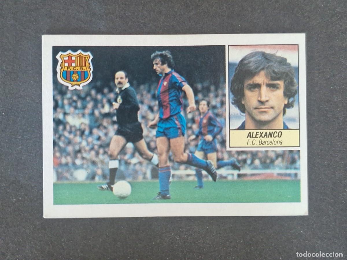Cartes &agrave; collectionner de Football: L3 ALEXANCO F. C. BARCELONA LIGA ESTE 1984 1985 84 85 NUNCA PEGADO SIN PEGAR