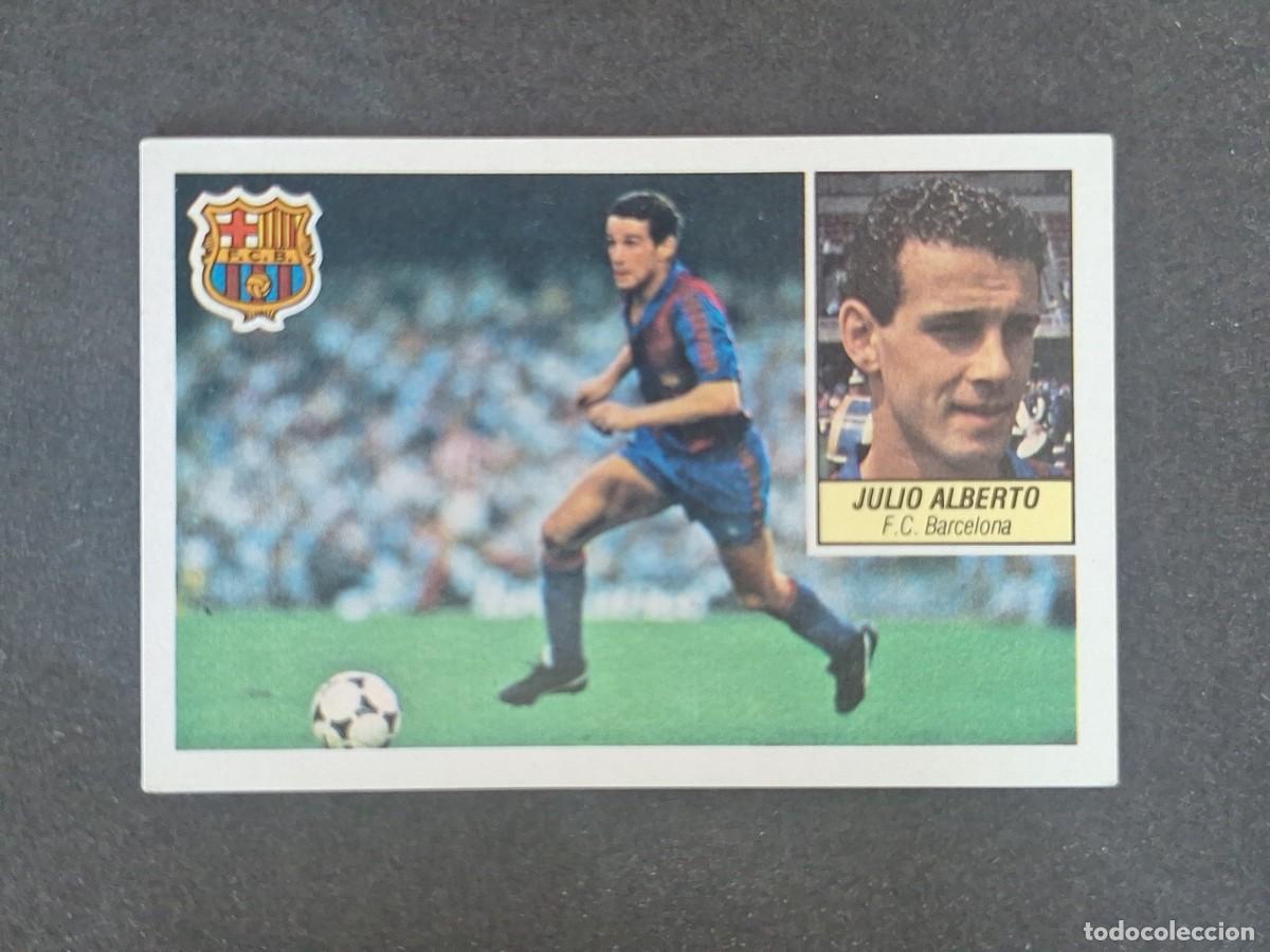 Cartes &agrave; collectionner de Football: L3 JULIO ALBERTO F. C. BARCELONA LIGA ESTE 1984 1985 84 85 NUNCA PEGADO SIN PEGAR