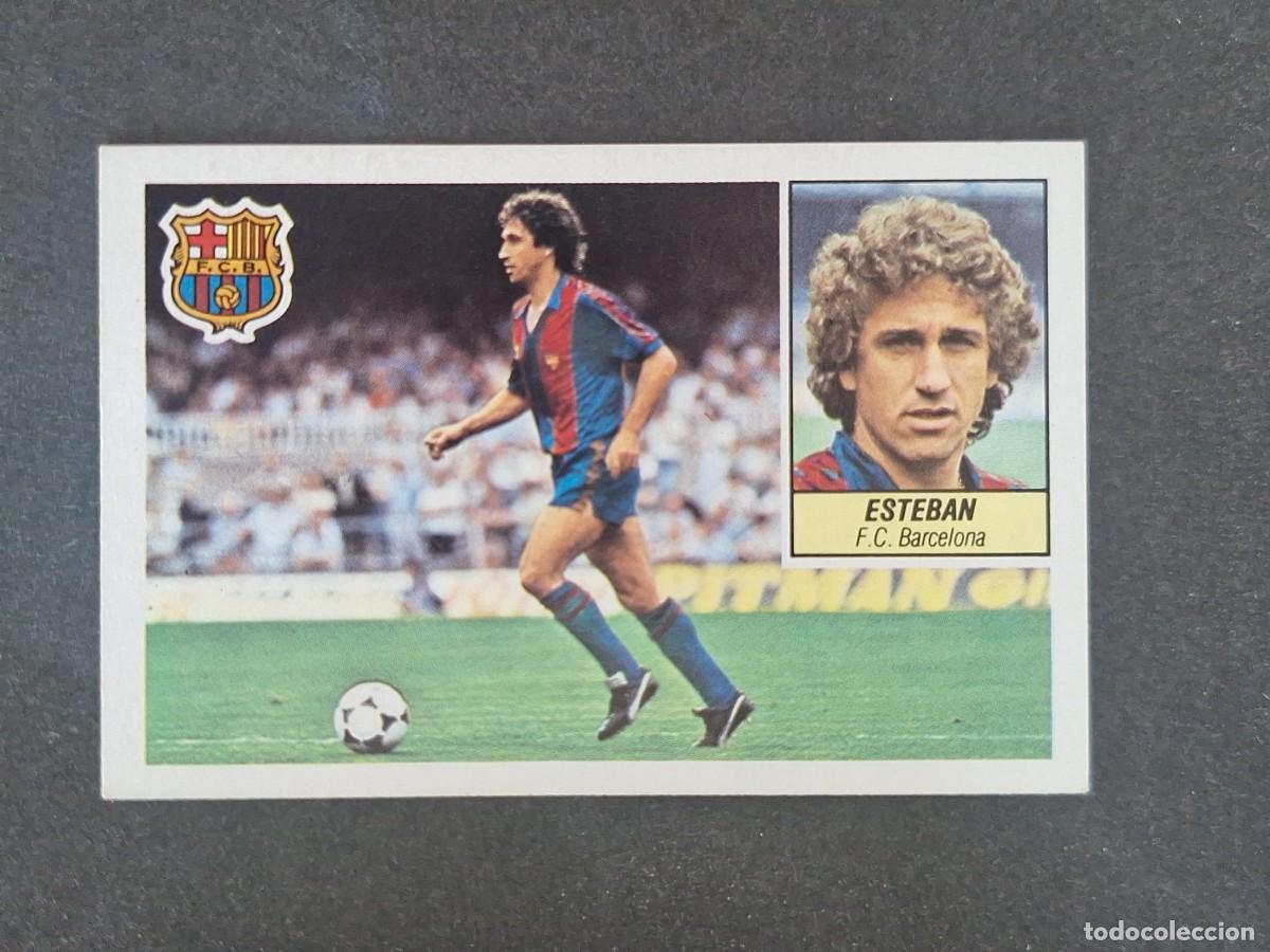 Cromos de Futebol: L3 ESTEBAN F. C. BARCELONA LIGA ESTE 1984 1985 84 85 NUNCA PEGADO SIN PEGAR