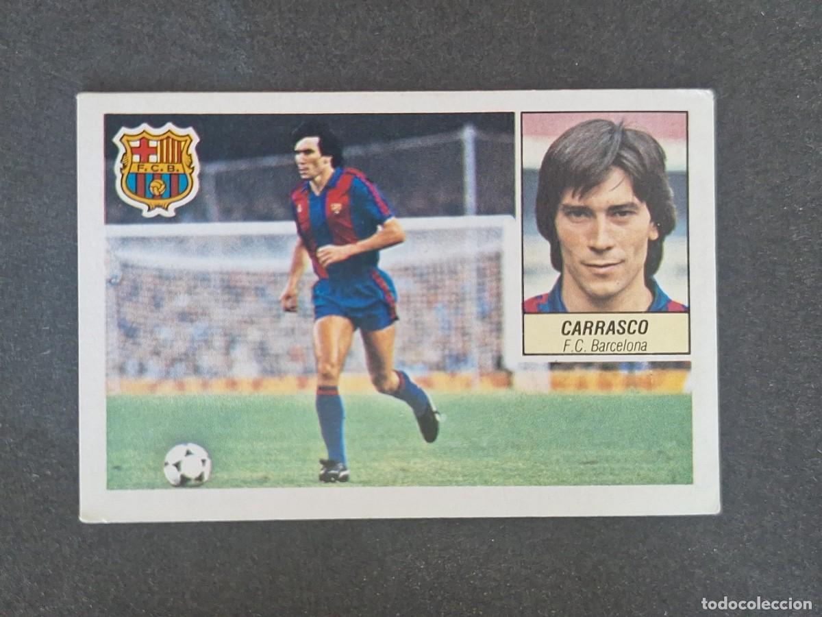 Cartes &agrave; collectionner de Football: L3 CARRASCO F. C. BARCELONA LIGA ESTE 1984 1985 84 85 NUNCA PEGADO SIN PEGAR