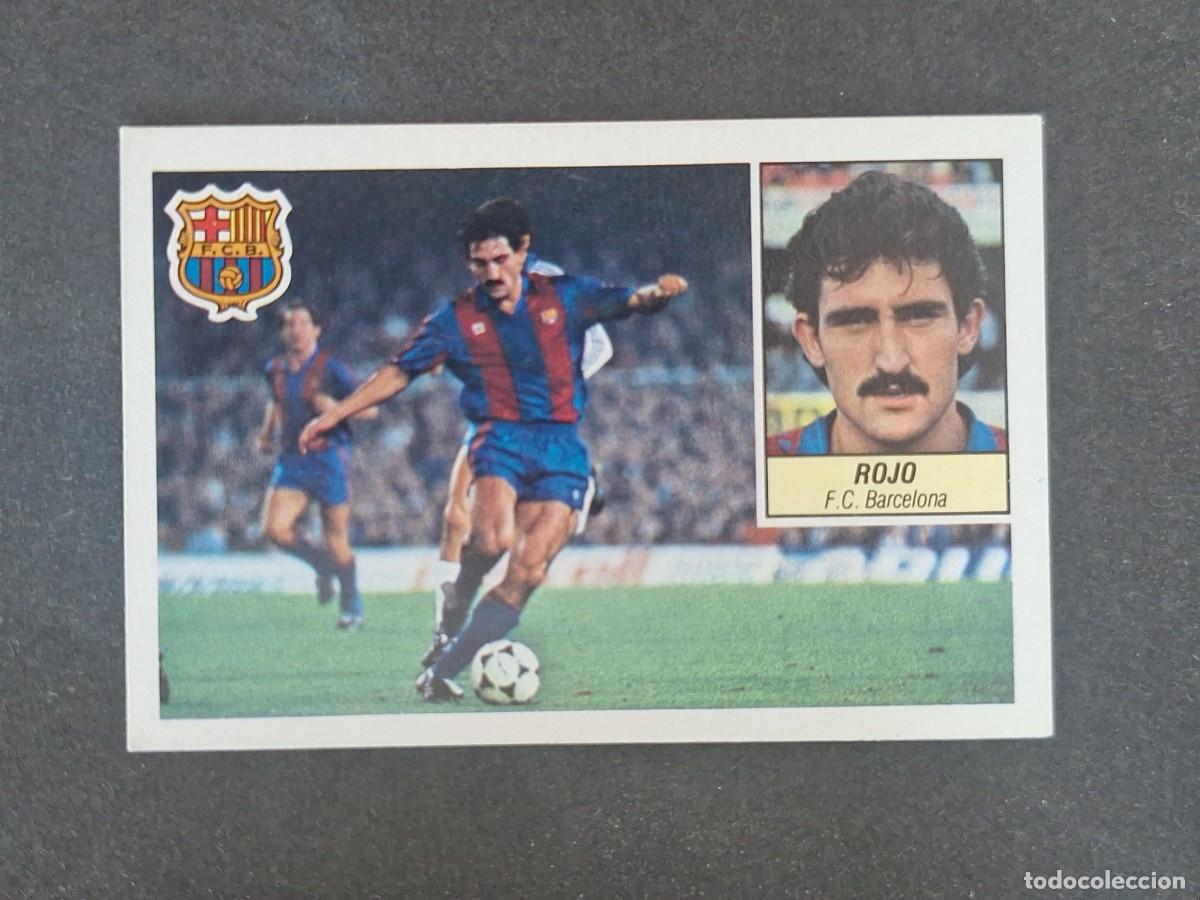 Cromos de f&uacute;tbol: L3 ROJO F. C. BARCELONA LIGA ESTE 1984 1985 84 85 NUNCA PEGADO SIN PEGAR