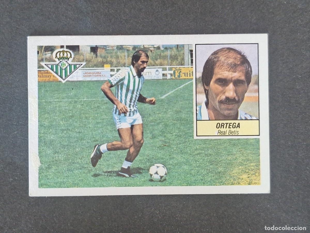 Cromos de f&uacute;tbol: L3 ORTEGA REAL BETIS BALOMPIE LIGA ESTE 1984 1985 84 85 NUNCA PEGADO SIN PEGAR