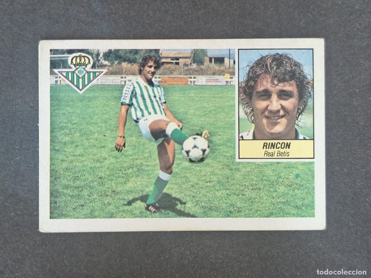 Cromos de f&uacute;tbol: L3 RINCON REAL BETIS BALOMPIE LIGA ESTE 1984 1985 84 85 NUNCA PEGADO SIN PEGAR
