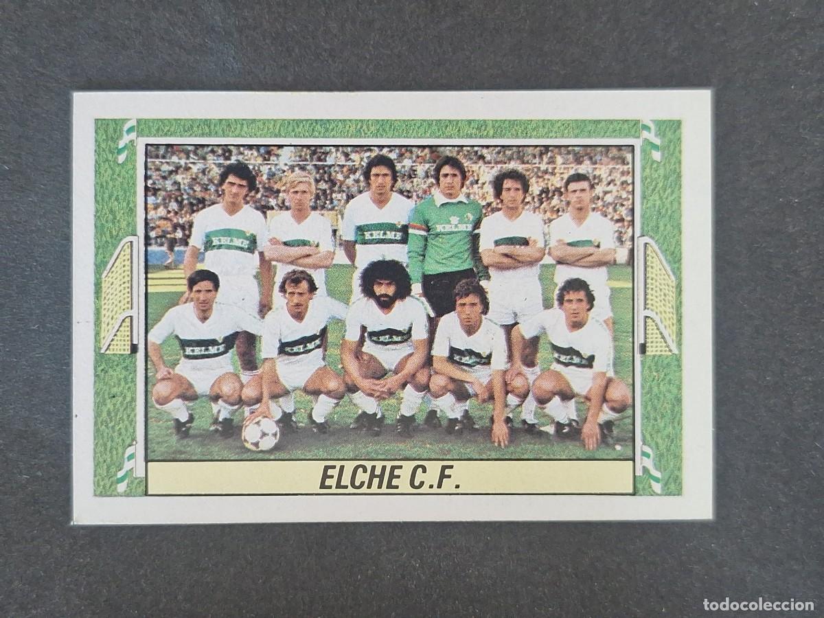 Cromos de f&uacute;tbol: L3 ALINEACION EQUIPO ELCHE C. F. LIGA ESTE 1984 1985 84 85 NUNCA PEGADO SIN PEGAR