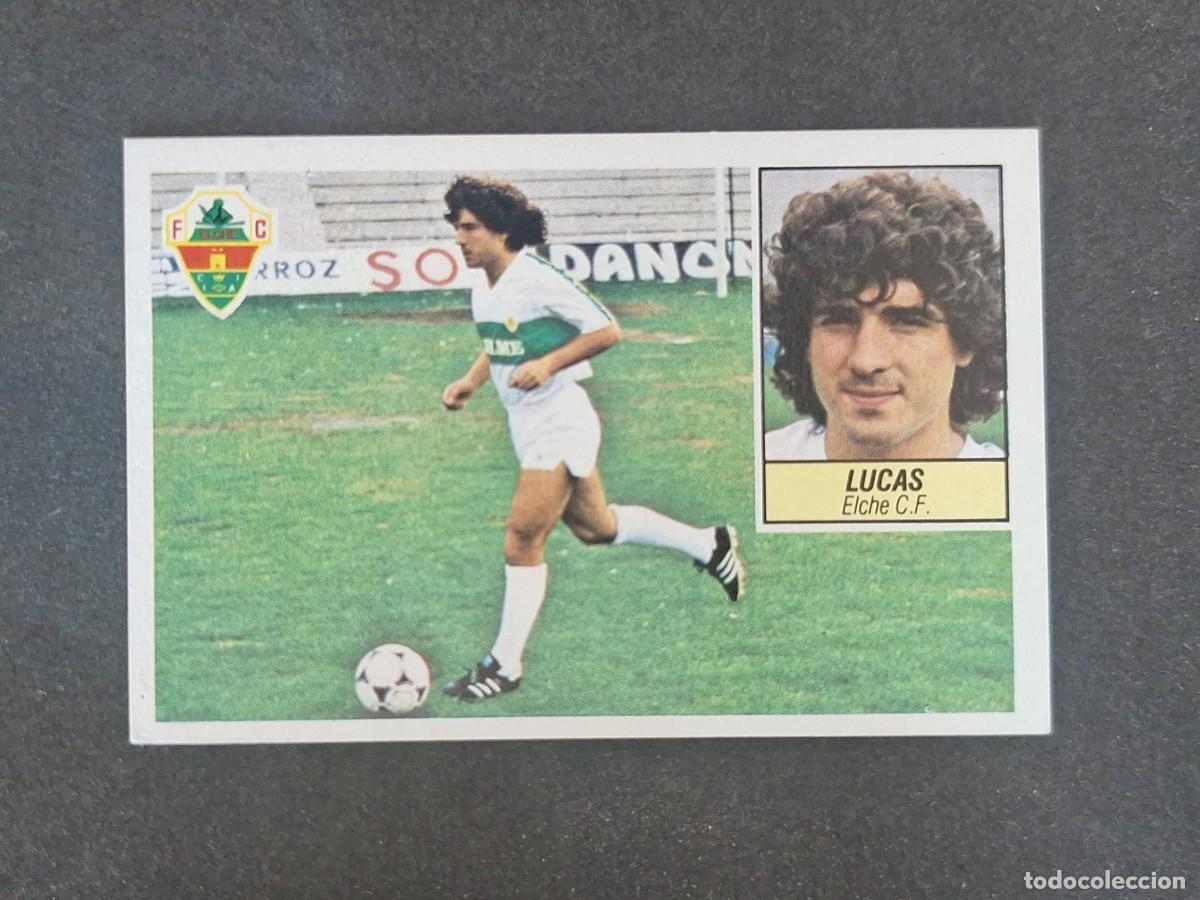 Cromos de f&uacute;tbol: L3 LUCAS ELCHE C. F. LIGA ESTE 1984 1985 84 85 NUNCA PEGADO SIN PEGAR