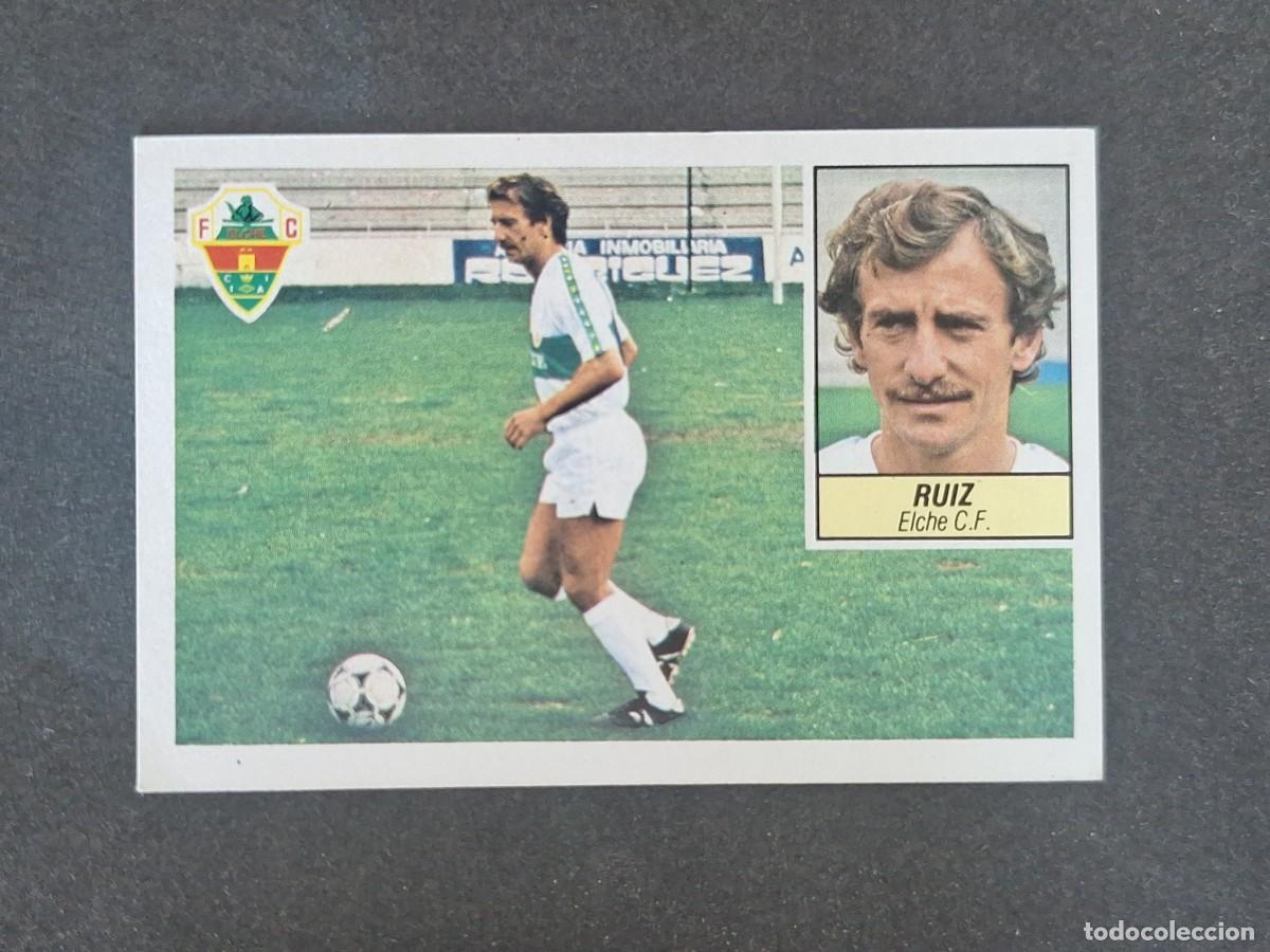 Cromos de f&uacute;tbol: L3 RUIZ ELCHE C. F. LIGA ESTE 1984 1985 84 85 NUNCA PEGADO SIN PEGAR