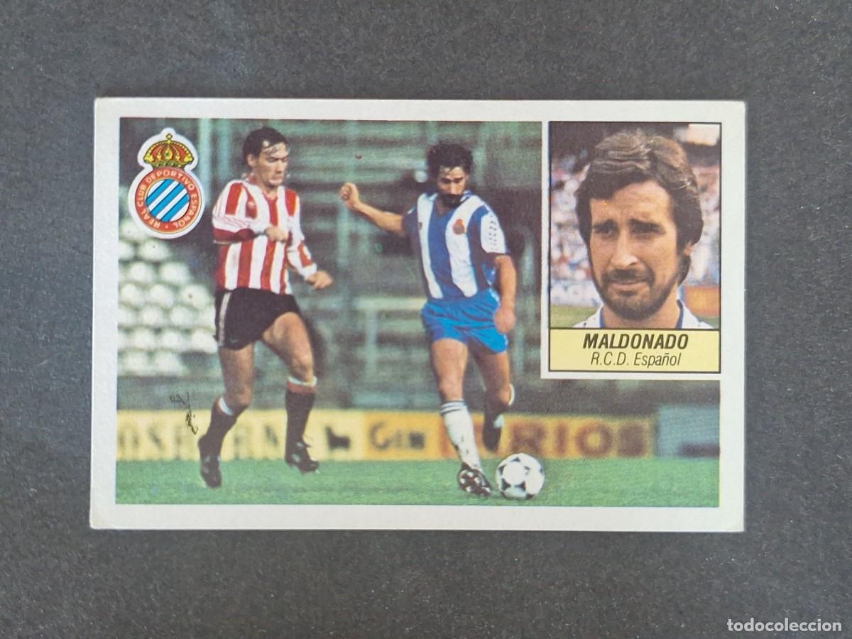 Cromos de f&uacute;tbol: L3 MALDONADO R. C. D. ESPA&Ntilde;OL LIGA ESTE 1984 1985 84 85 NUNCA PEGADO SIN PEGAR