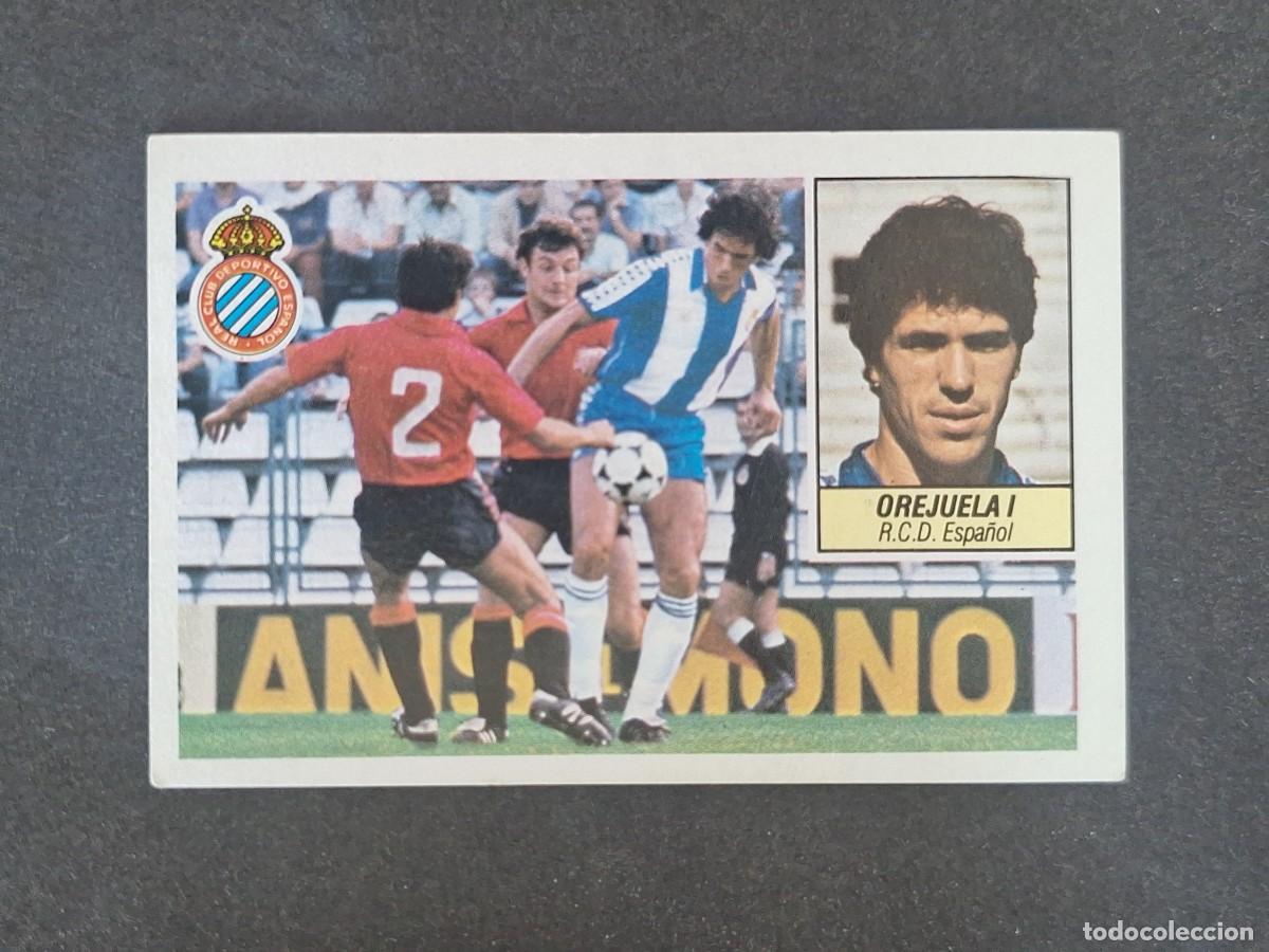 Cromos de f&uacute;tbol: L3 OREJUELA I R. C. D. ESPA&Ntilde;OL LIGA ESTE 1984 1985 84 85 NUNCA PEGADO SIN PEGAR